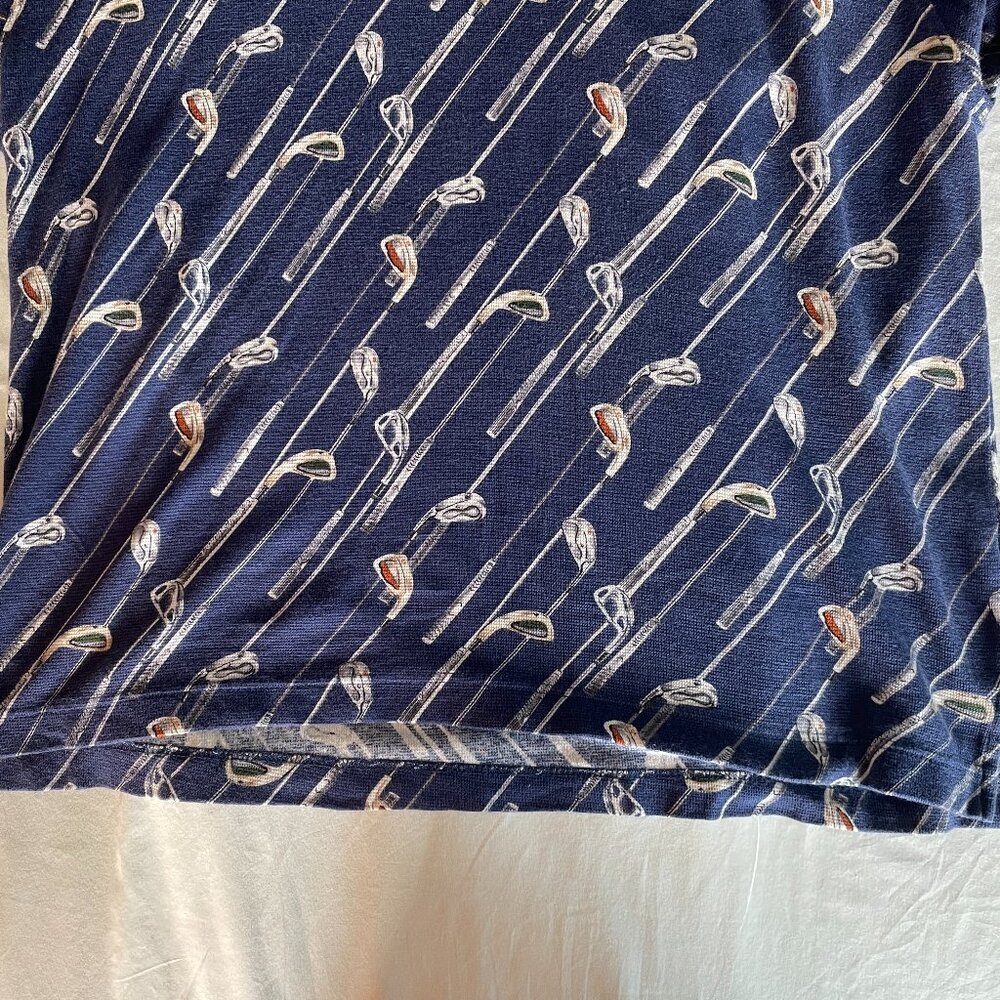 Dockers Men’s Golf Polo Shirt – Size L | Navy Blue, 100% Cotton, Made in USA - Picture 7 of 8